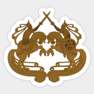 Slavic knights Sticker